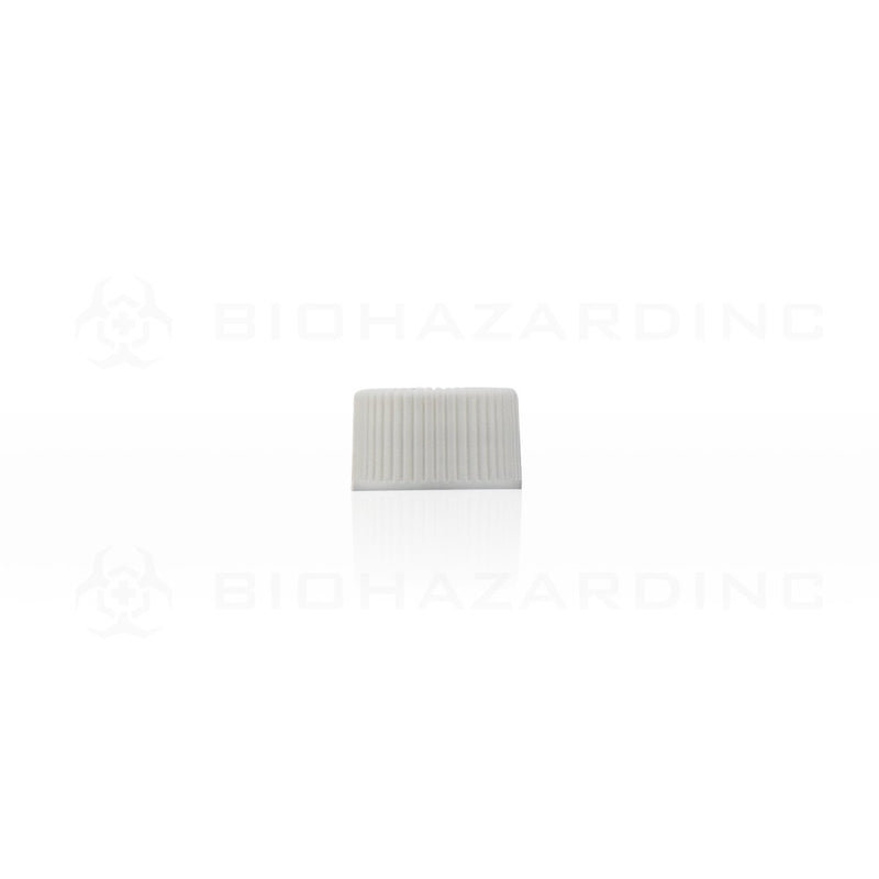 White Polypropylene Plastic Cap | 15mm