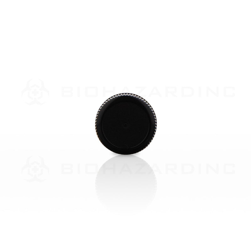 Black Polypropylene Plastic Cap | 20mm