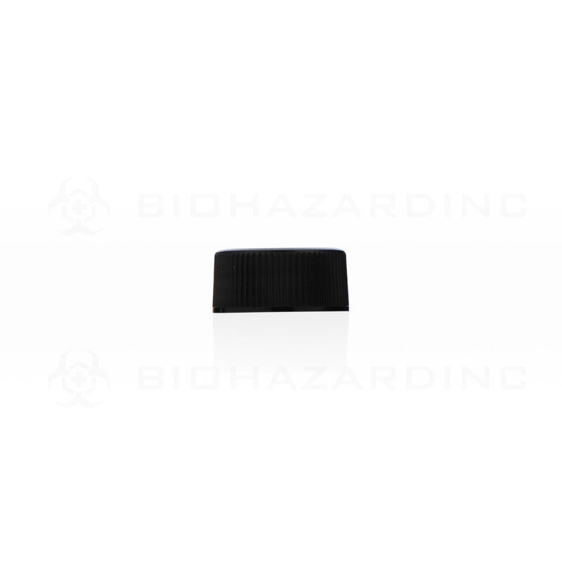 Black Polypropylene Plastic Cap | 20mm