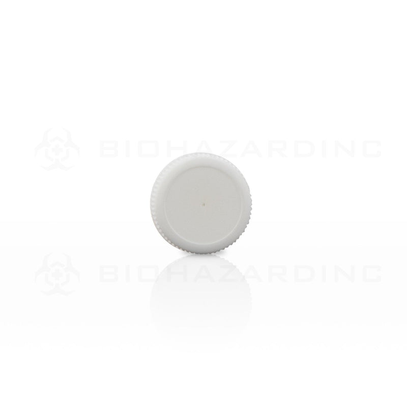 White Polypropylene Plastic Cap | 20mm