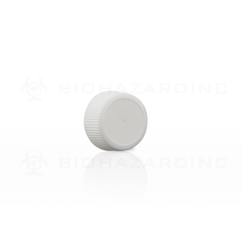 White Polypropylene Plastic Cap | 20mm