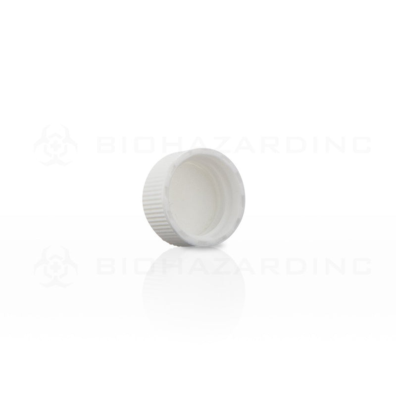 White Polypropylene Plastic Cap | 20mm