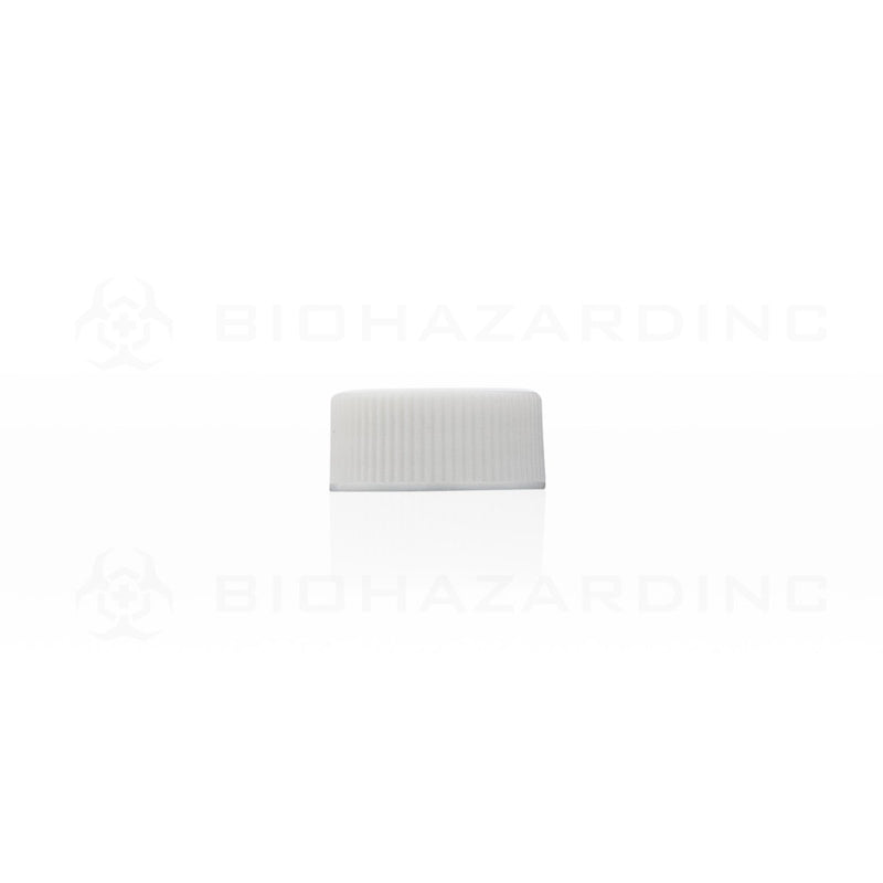 White Polypropylene Plastic Cap | 20mm