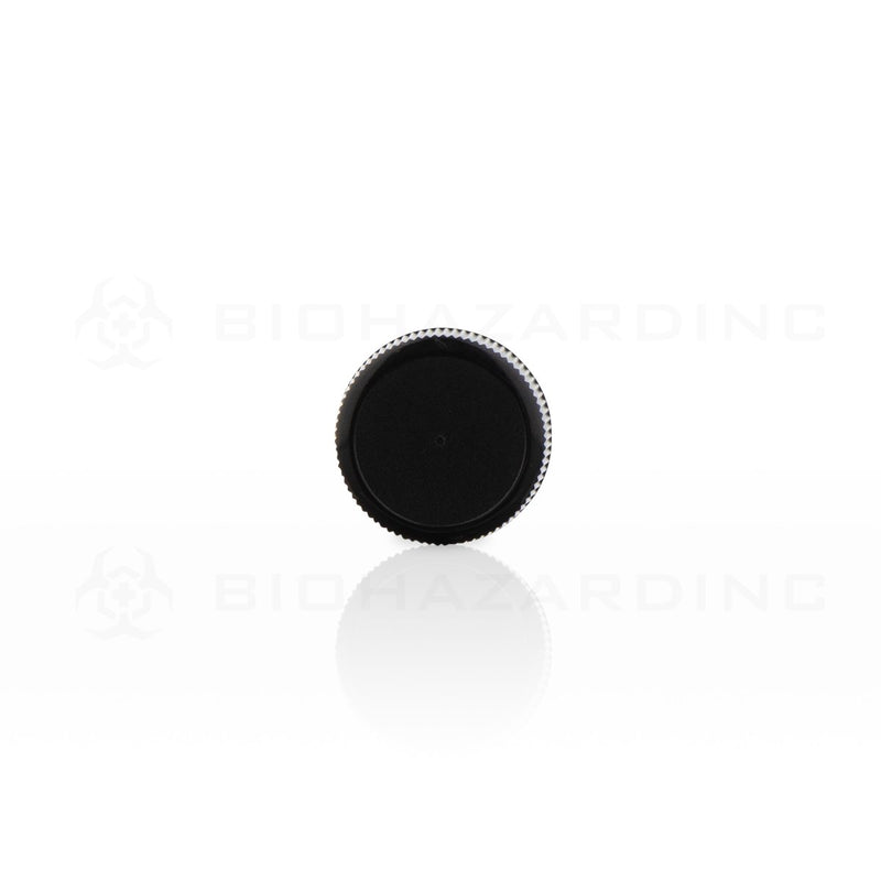 Black Polypropylene Plastic Cap | 24mm