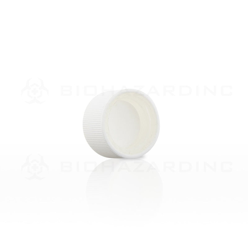 White Plastic Cap | 24mm | Child Proof