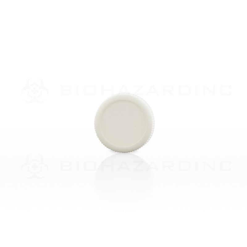 White Polypropylene Plastic Cap | 24mm