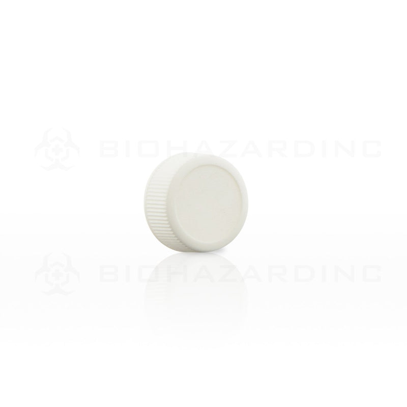 White Polypropylene Plastic Cap | 24mm