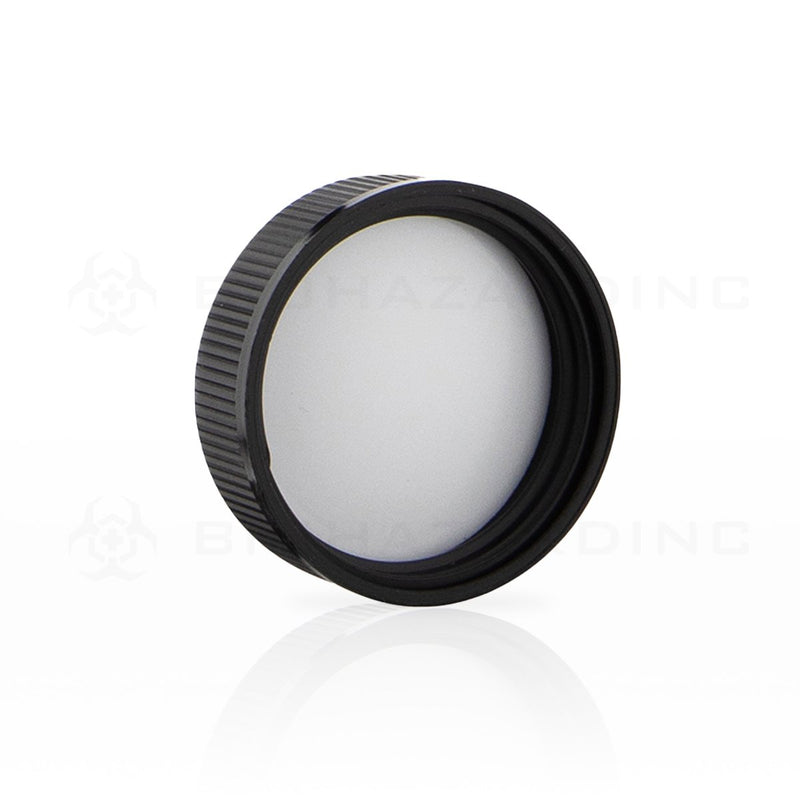 Black Polypropylene Plastic Cap | 45mm | Child Resistant