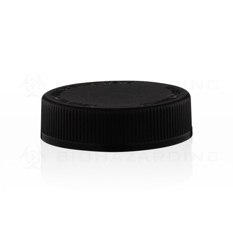 Black Metal Lid with Plastisol Liner | 43mm