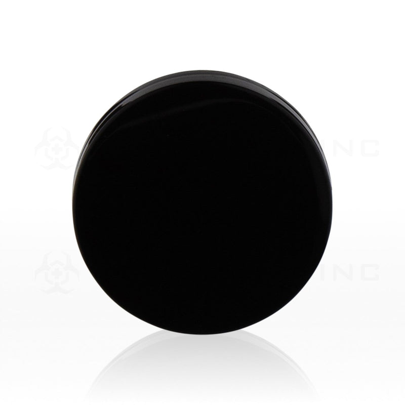 Black Polypropylene Smooth Cap | 58mm