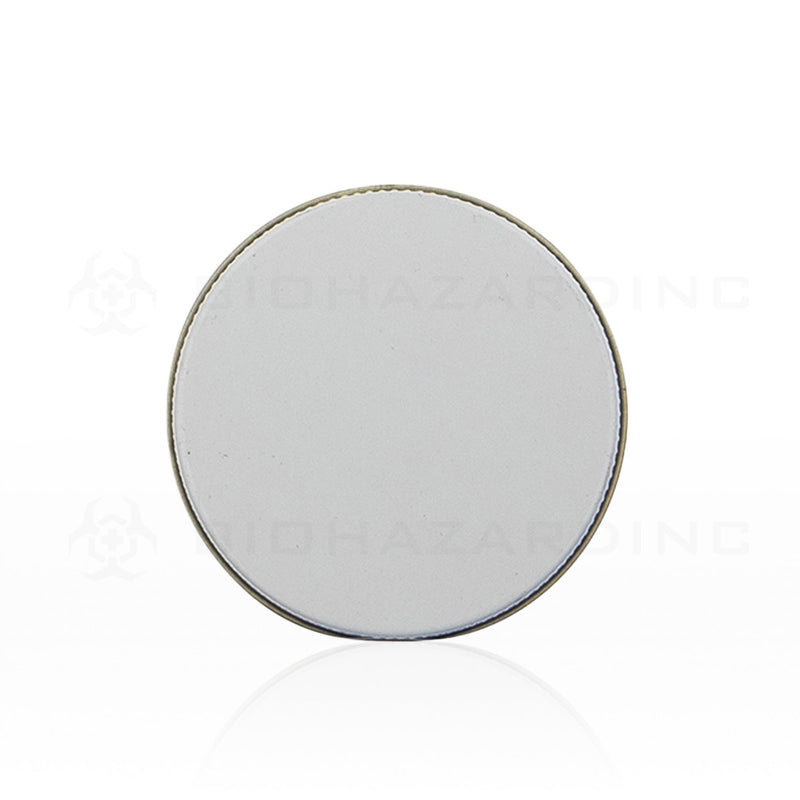 White Metal Lid with Plastisol Liner | 63mm