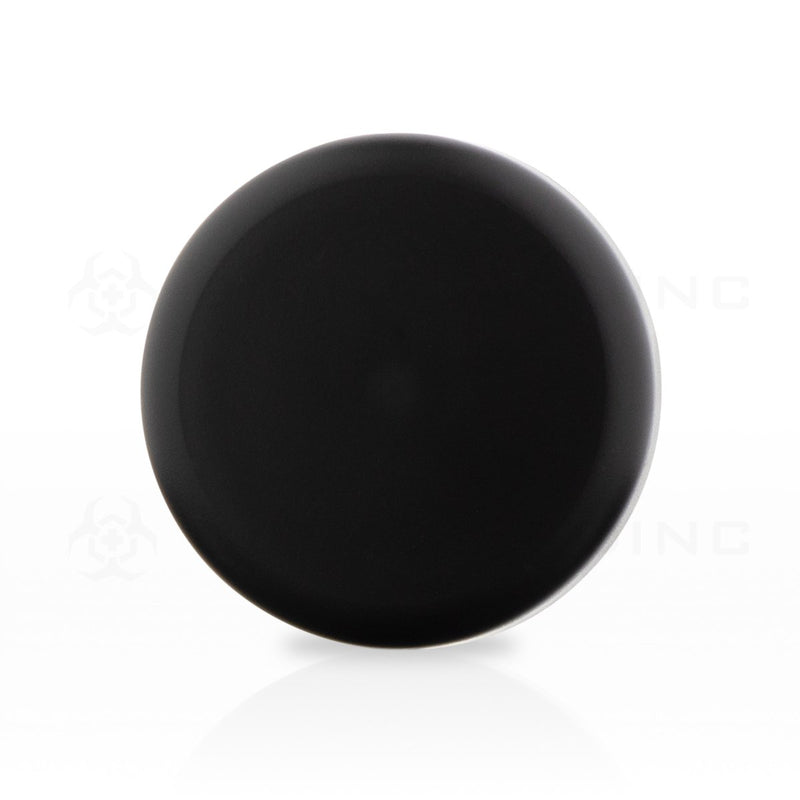 Matte Black Plastic Dome Cap | 65mm | Child-Resistant