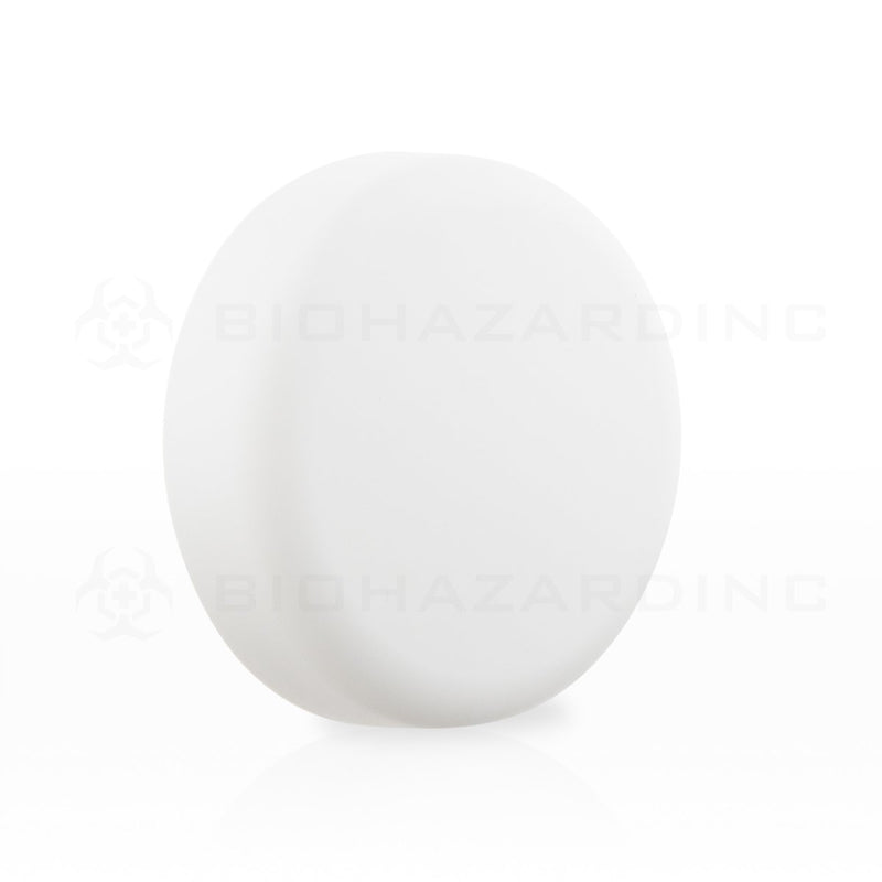 Matte White Plastic Dome Cap | 65mm | Child Resistant