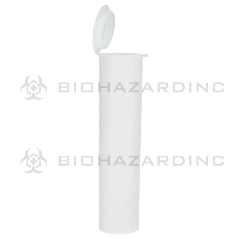 Biohazard Inc Child Resistant Joint Tube 70mm Joint Tube CR Opaque White - 1000 Count