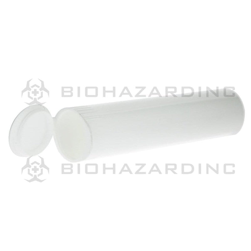 Biohazard Inc Child Resistant Joint Tube 70mm Joint Tube CR Opaque White - 1000 Count