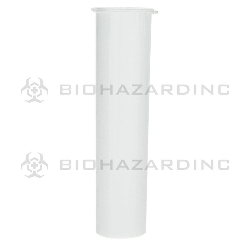 Biohazard Inc Child Resistant Joint Tube 70mm Joint Tube CR Opaque White - 1000 Count