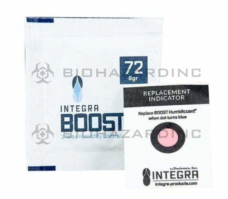 Biohazard Inc Humidity Pack 72% 8g Integra Boost - 300 Ct