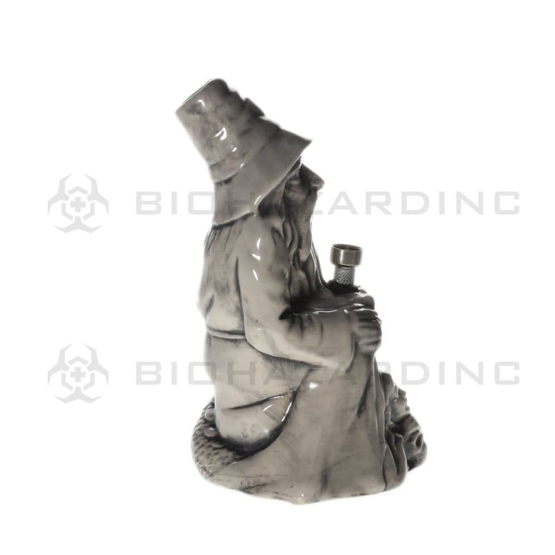 Biohazard Inc Ceramic Bong 8.5" Old Man Ceramic Water Pipe