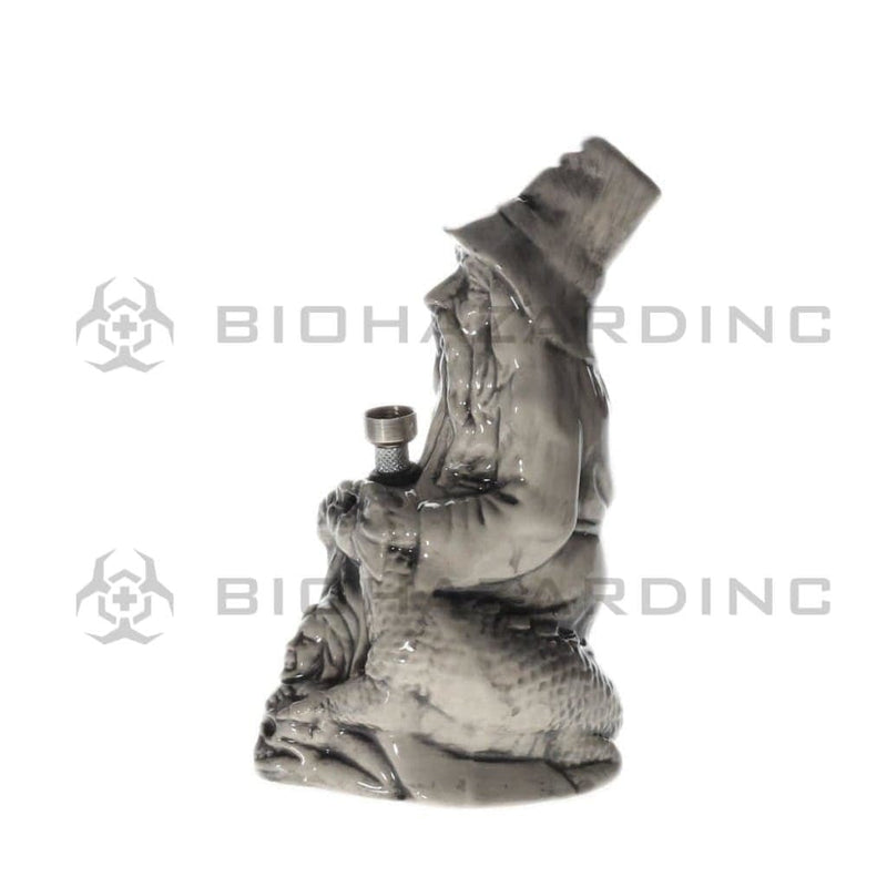 Biohazard Inc Ceramic Bong 8.5" Old Man Ceramic Water Pipe