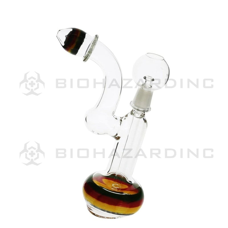 Biohazard Inc Glass Dab Rig 8" Dab Rig 14mm - Rasta