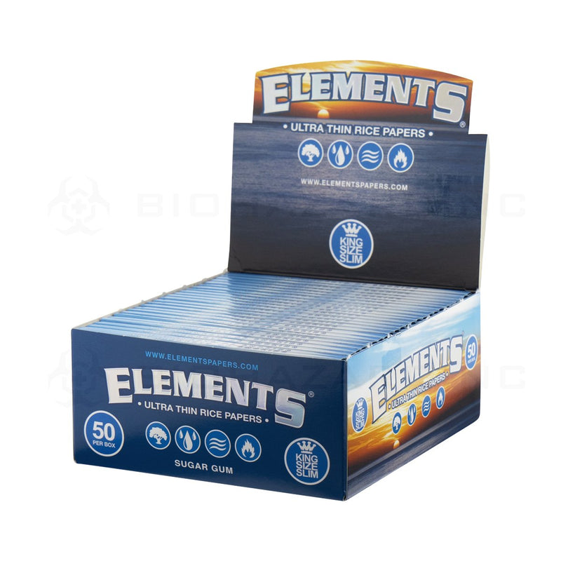 Elements® | Ultra Thin Rice King Slim Rolling Papers | 50 Count