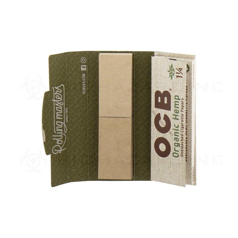 OCB® | Organic Hemp 1¼ Rolling Papers with Tips | 24 Count