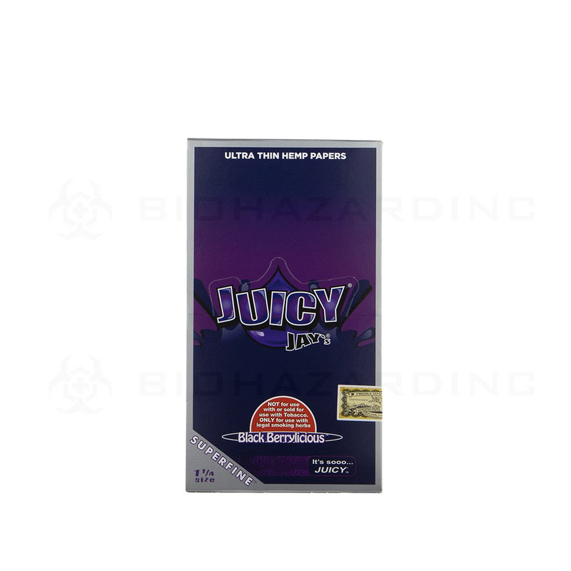 Juicy Jay's® | Superfine™ Black Berrylicious 1 1/4 | 24 CT