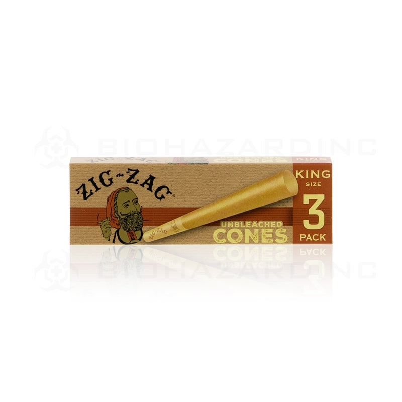 Zig-Zag® | Unbleached Cones King Size | 24 Count