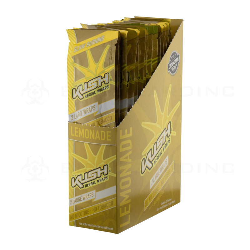 KUSH® | Lemonade Herbal Wraps 2-Packs | 25 Count