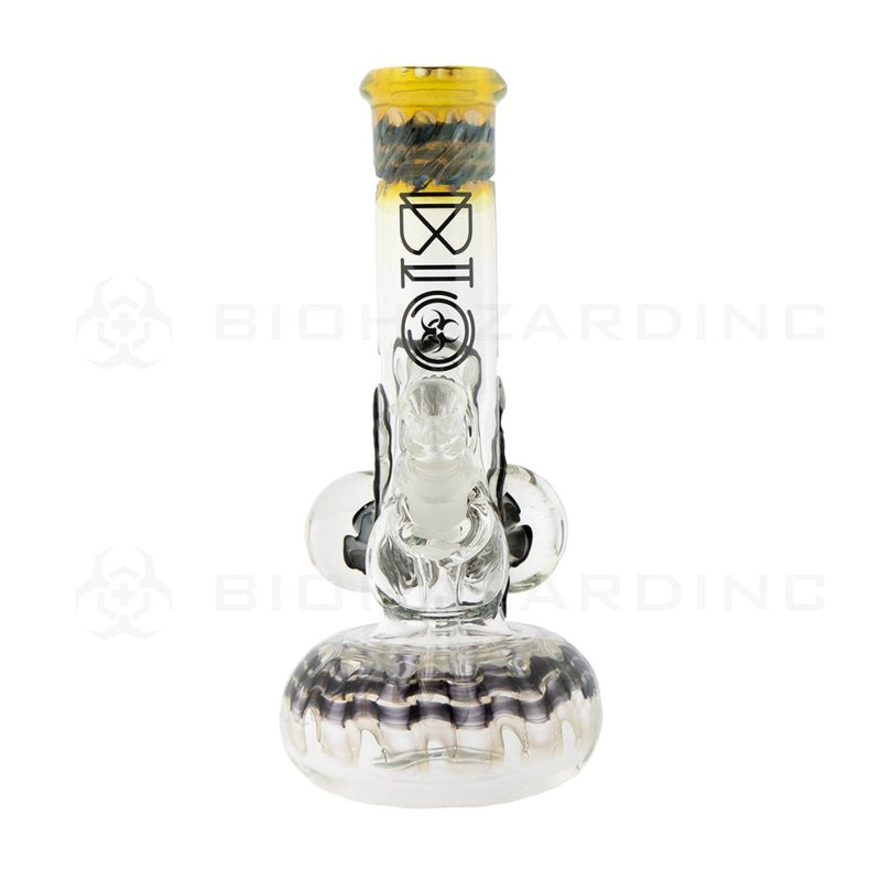 9 Bio 3 Marble Bubble Bottom Bong - Black W/ Illuminati Glass