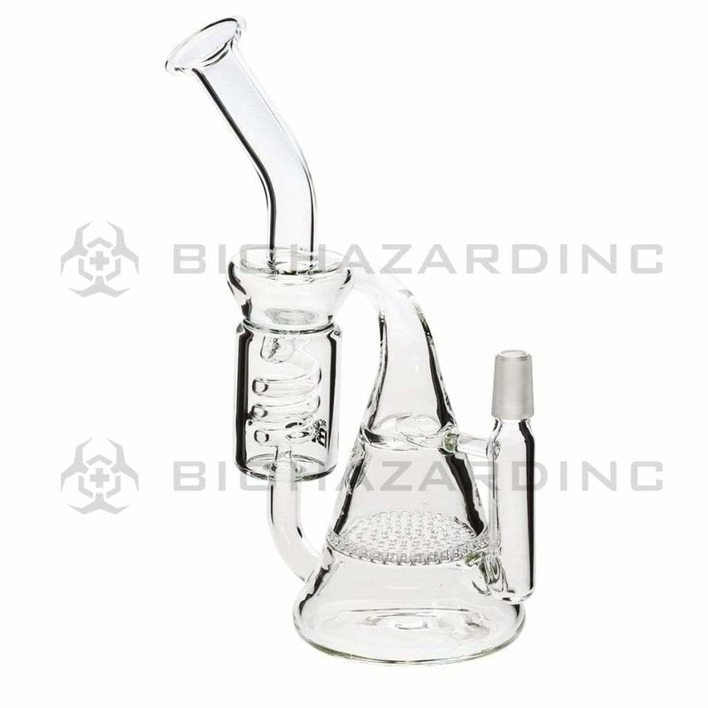 Bio Glass Glass Dab Rig 9" BIO Halo / Honeycomb Coil Recycler Dab Rig - 14mm