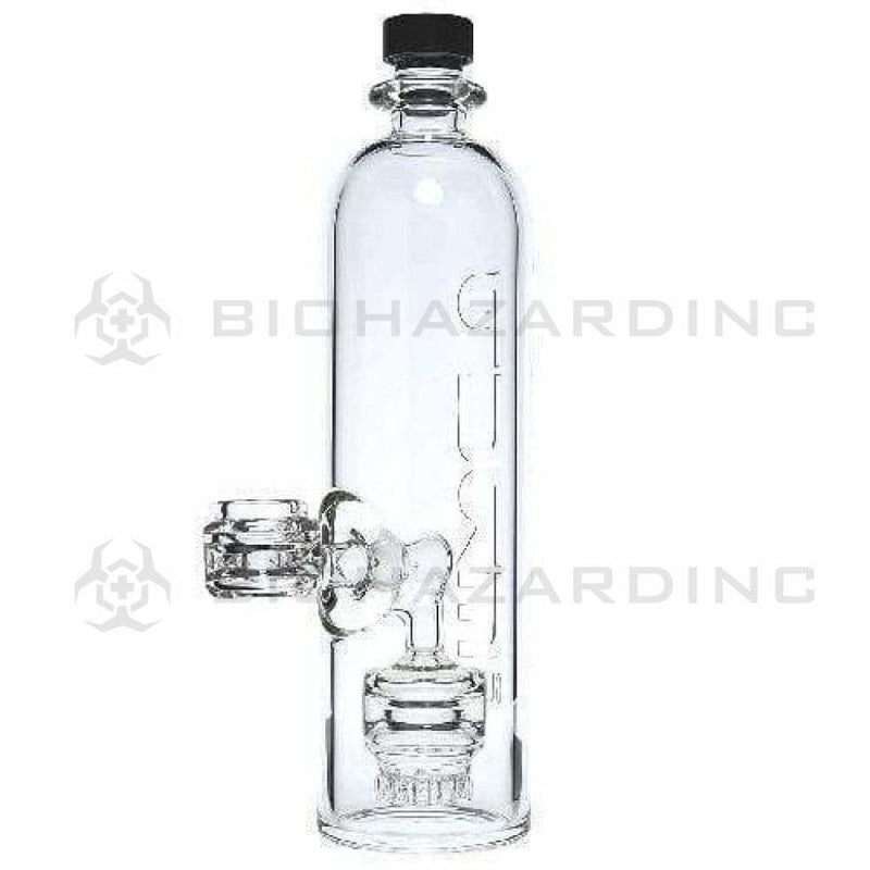 Pure Glass Glass Bong 9" PURE Water Bottle Bong w/ Mini Jellyfish Perc - Clear