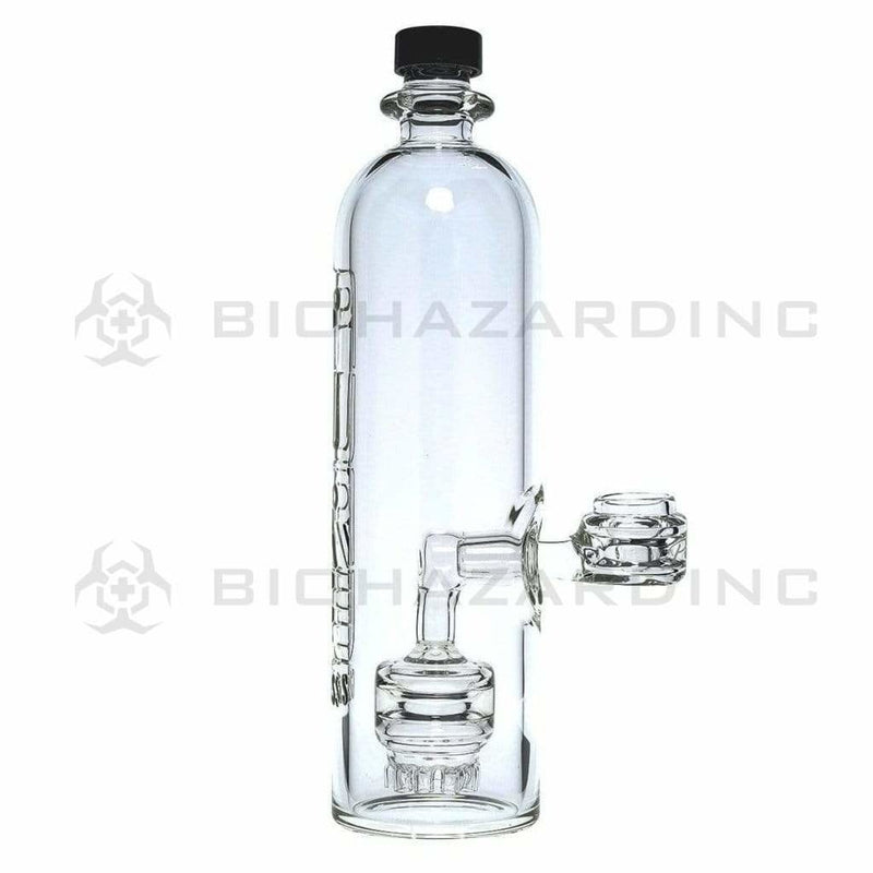 Pure Glass Glass Bong 9" PURE Water Bottle Bong w/ Mini Jellyfish Perc - Clear