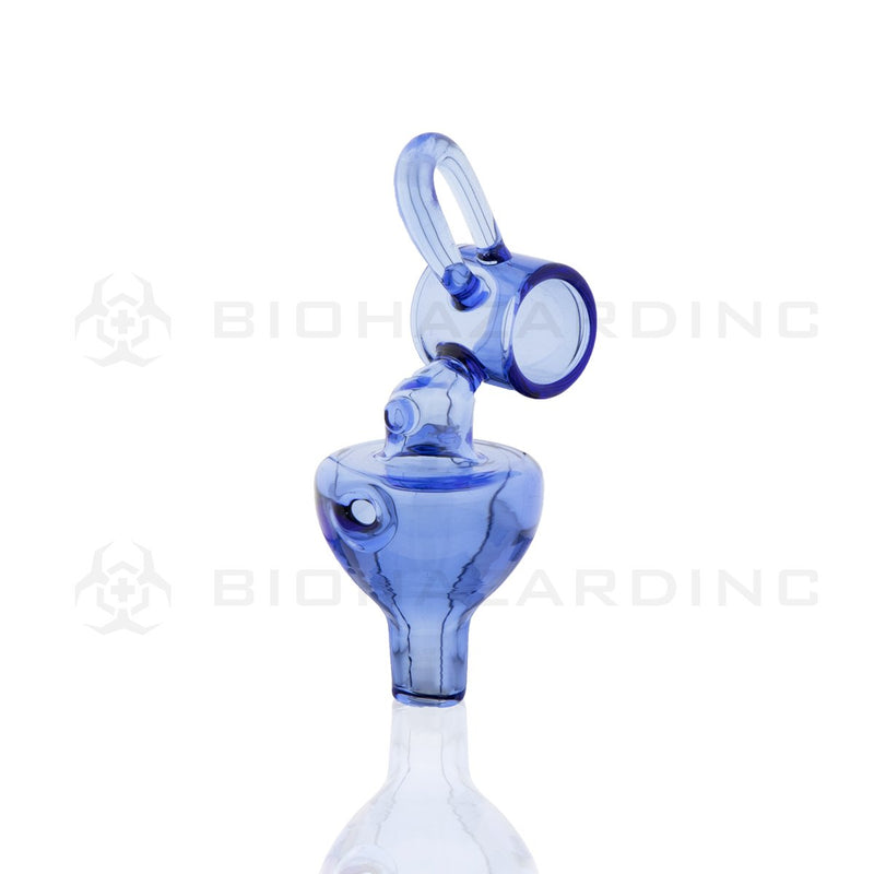 Novelty | Directional Glass Pendant Carb Cap | Blue