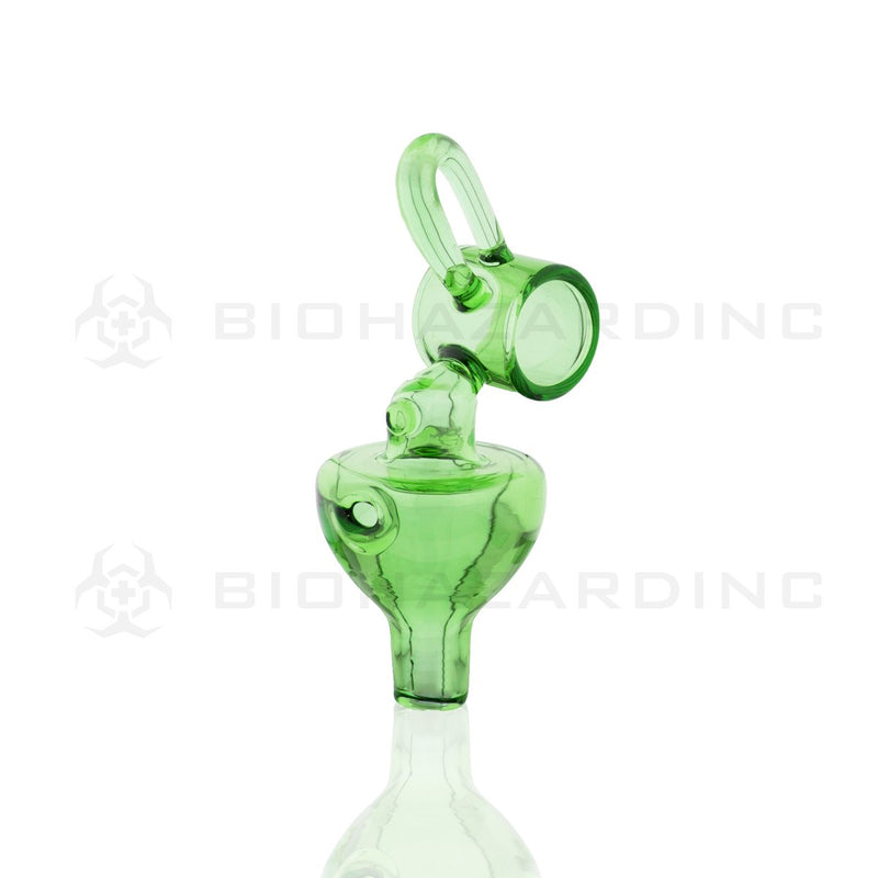 Novelty | Directional Glass Pendant Carb Cap | Green