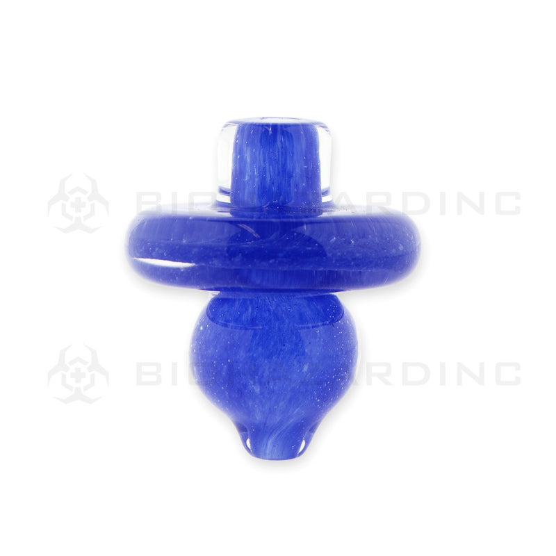 Glass Directional Bubble Carb Cap | Blue