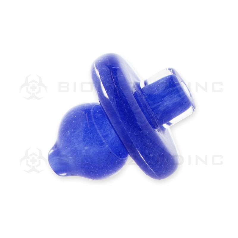 Glass Directional Bubble Carb Cap | Blue