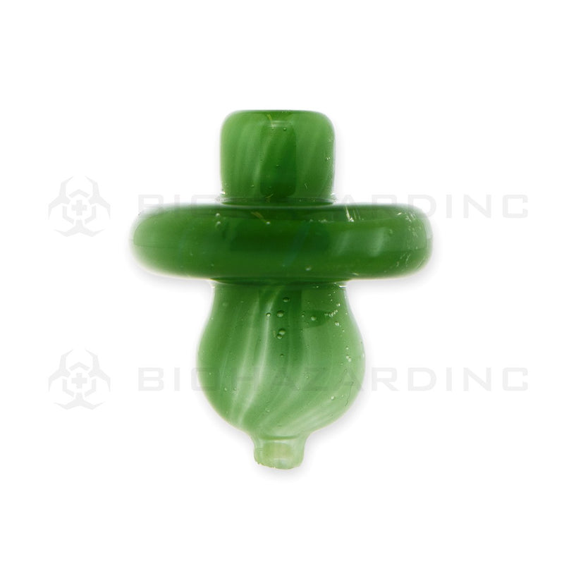 Glass Directional Bubble Carb Cap | Green