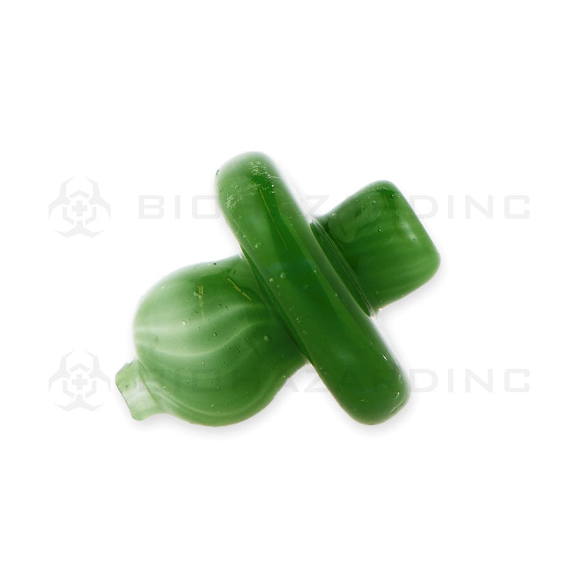 Glass Directional Bubble Carb Cap | Green