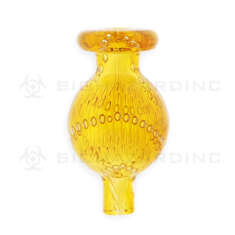 Glass Bubble Matrix Carb Cap | Amber