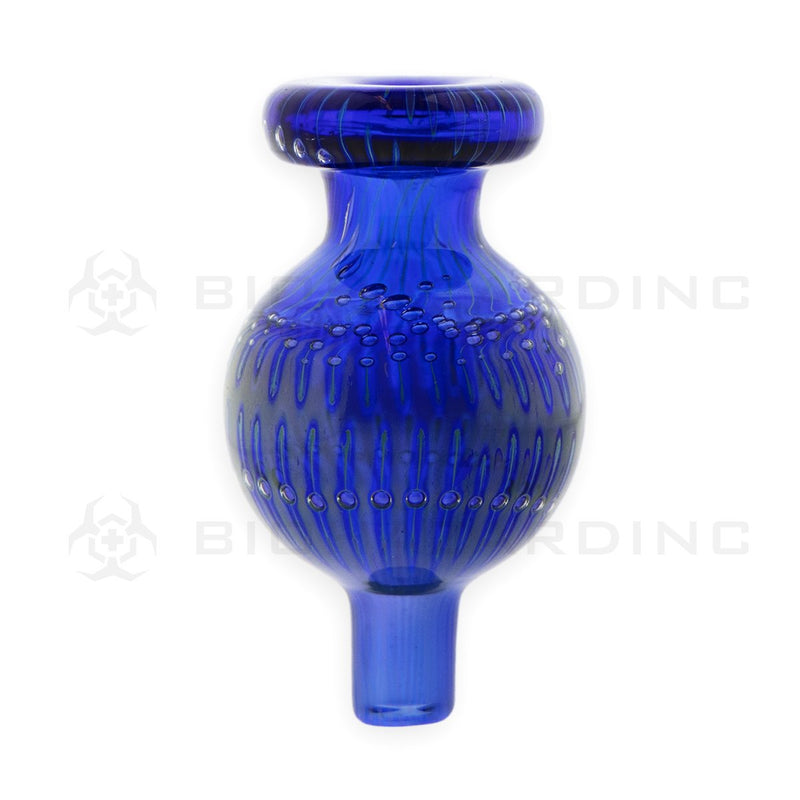 Glass Bubble Matrix Carb Cap | Blue