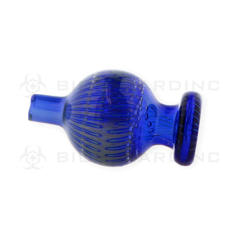 Glass Bubble Matrix Carb Cap | Blue