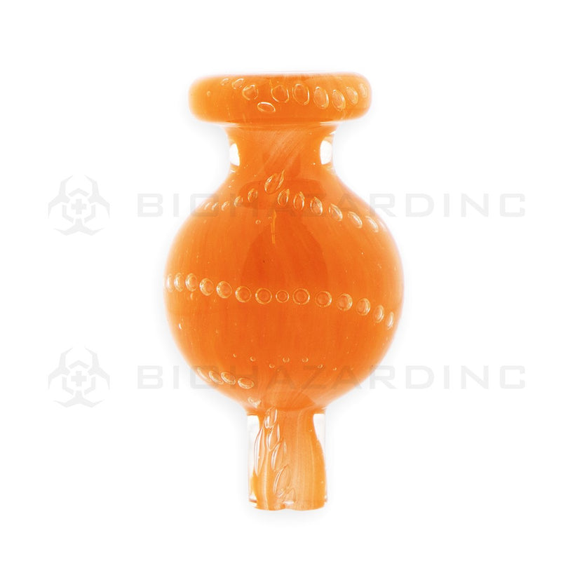 Glass Bubble Matrix Carb Cap | Orange