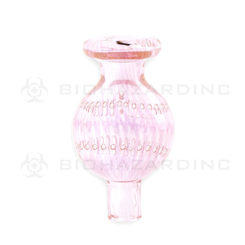 Glass Bubble Matrix Carb Cap | Pink