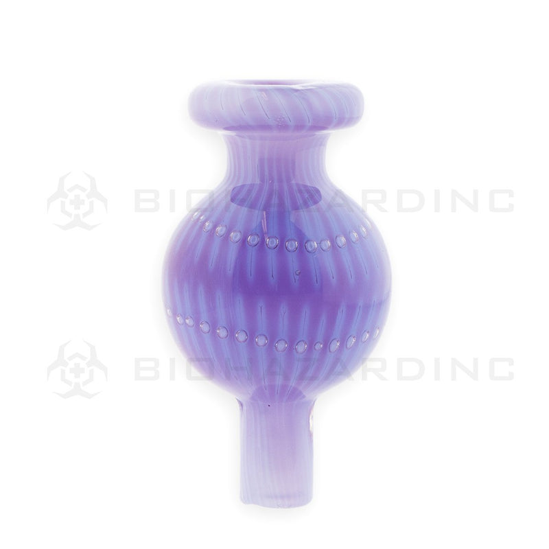 Glass Bubble Matrix Carb Cap | Purple