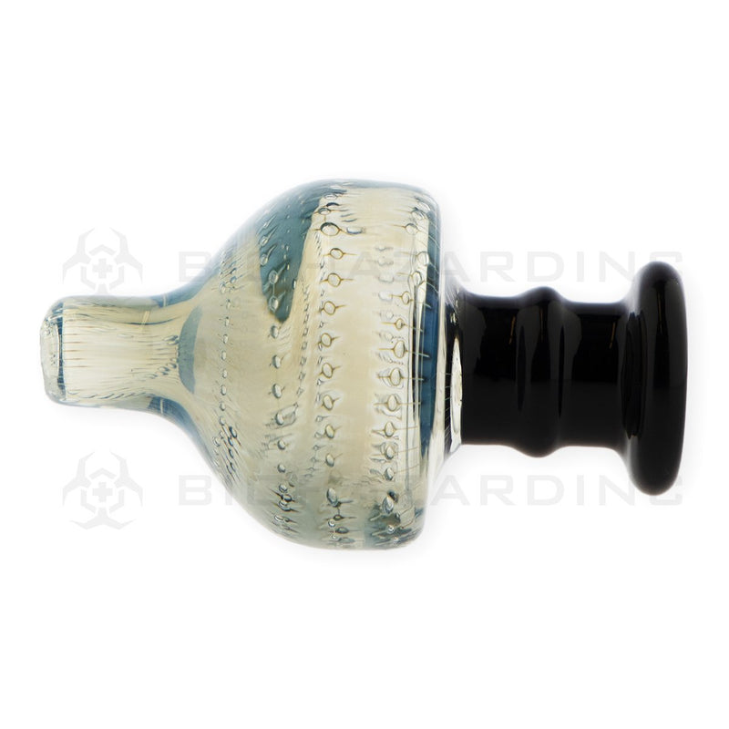 Two Tone Pointed Dome Directional Glass Carb Cap | Blue