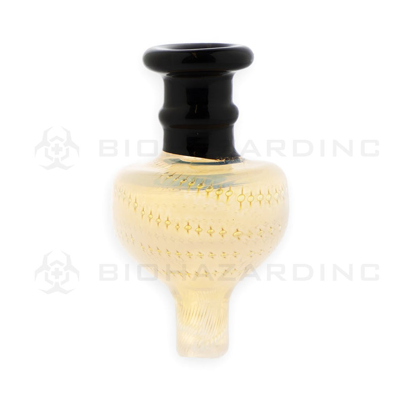 Two Tone Pointed Dome Directional Glass Carb Cap | Pink