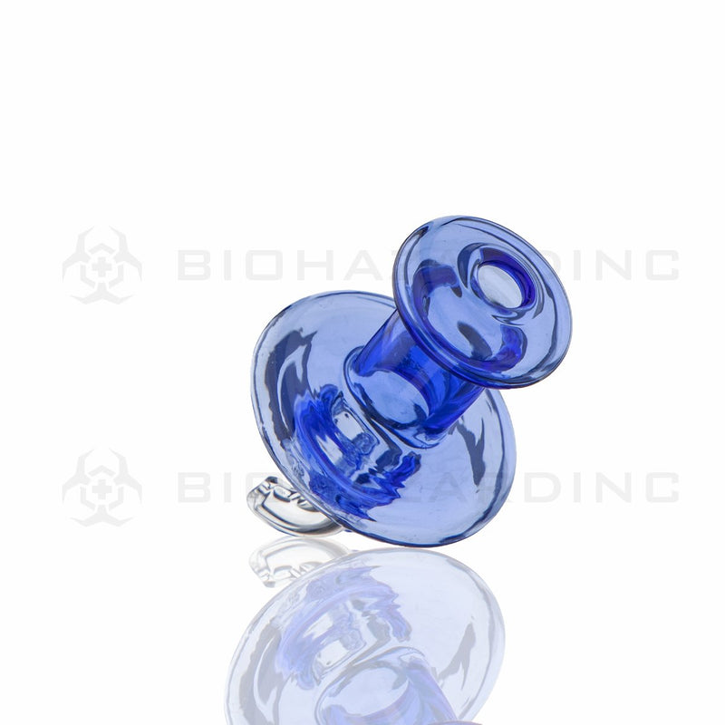 Dual Airflow Directional Glass Carb Cap | Blue