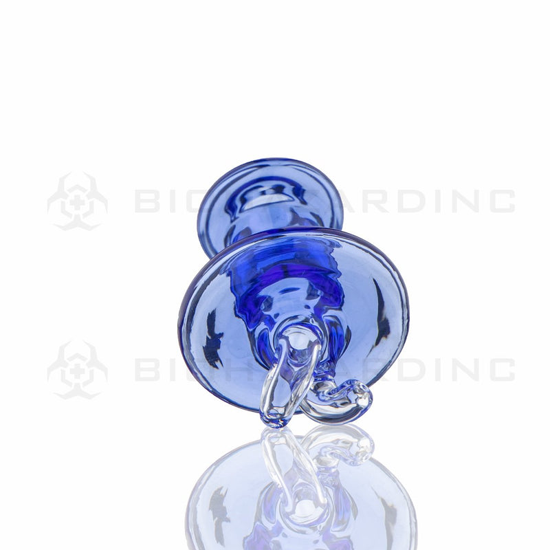 Dual Airflow Directional Glass Carb Cap | Blue