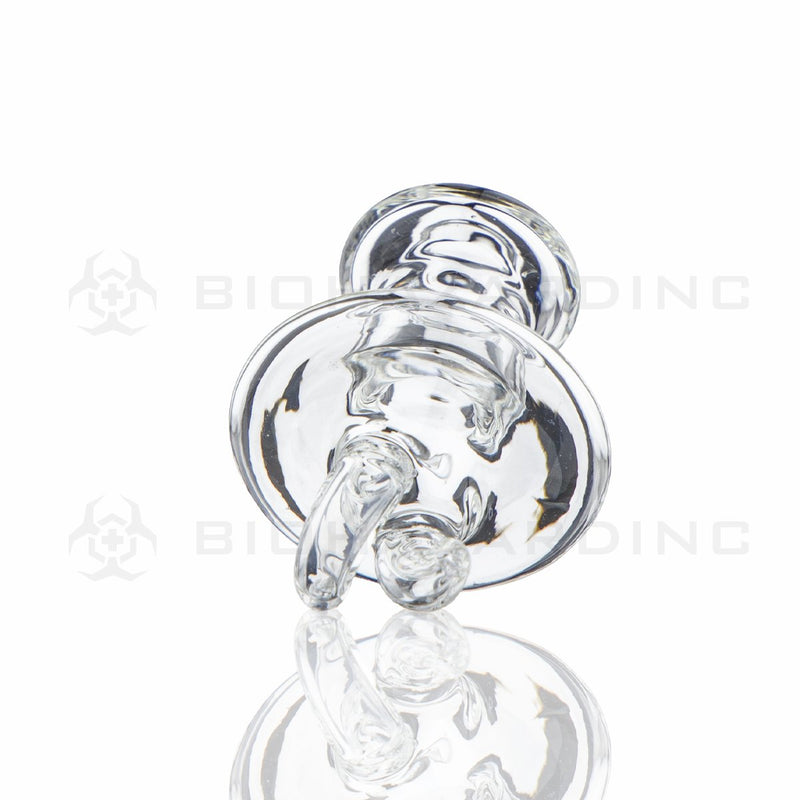 Dual Airflow Directional Glass Carb Cap | Clear